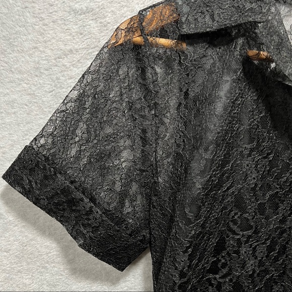 Alexander Wang Lace Belted Mini Dress Pocket Womens Sz 8 - Picture 8 of 12